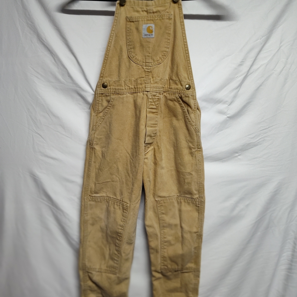 Carhartt Kids Overalls in Tan